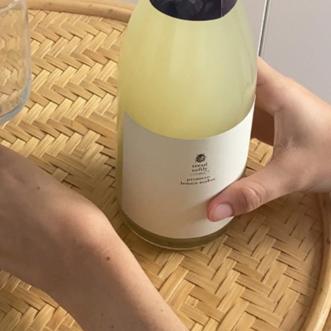 Tread Softly Everything Except Alcohol - Free Prosecco Lemon Sorbet 750mL | Tread Softly | Craftzero
