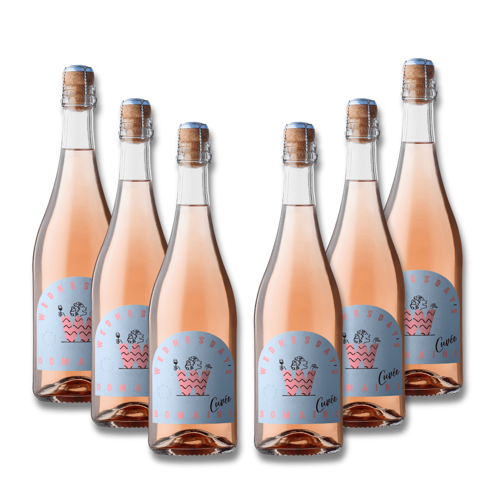Wednesday’s Domaine Cuvee - Alcohol-Free Sparkling Rose Wine - 750ml - Wednesday’s Domaine - Craftzero