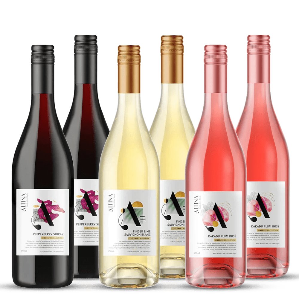 Altina Liberate Non-Alcoholic Wine Collection (6 x 750ml) - Altina Drinks - Craftzero