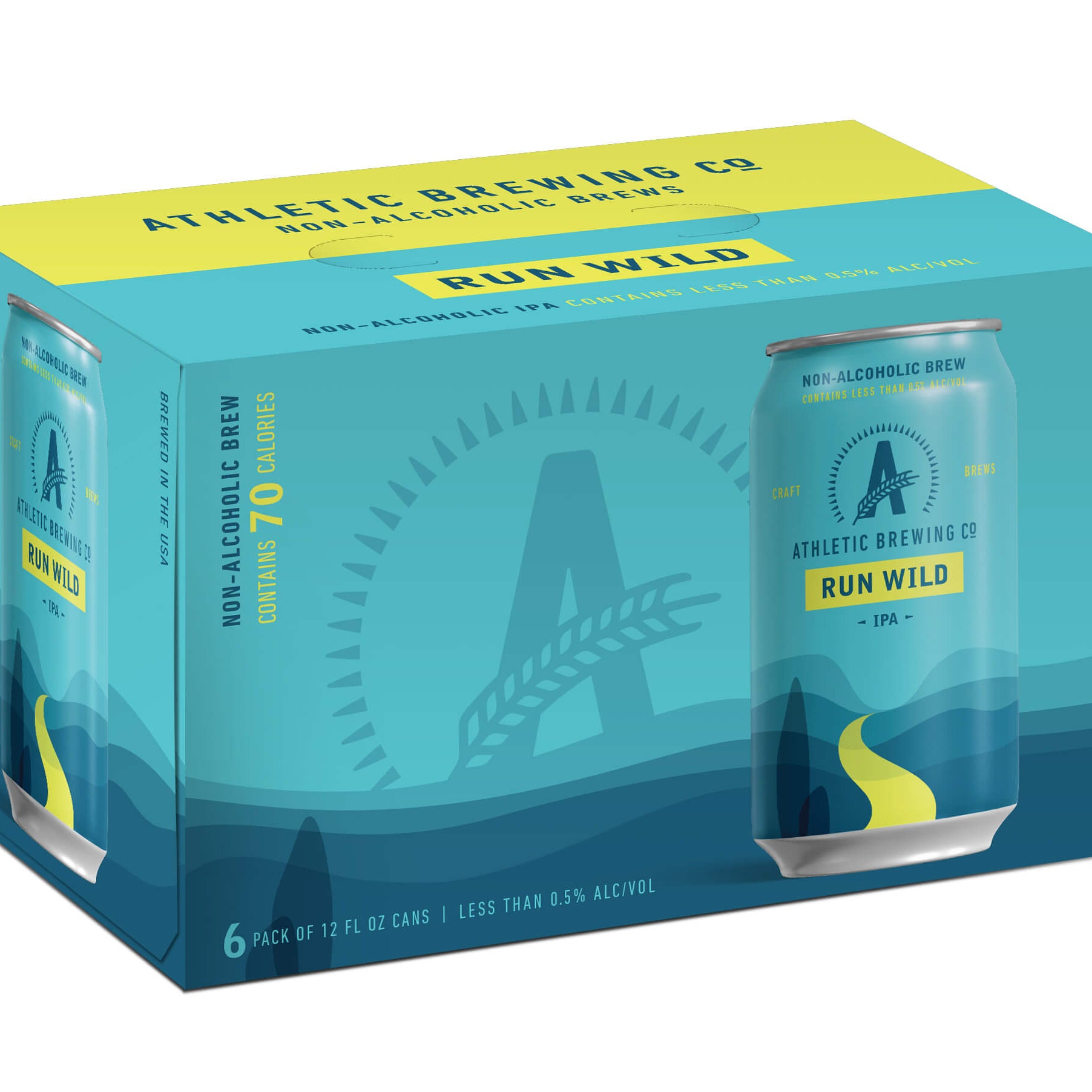 Athletic Brew Co. Run Wild IPA 355mL - Athletic Brewing Co. - Craftzero