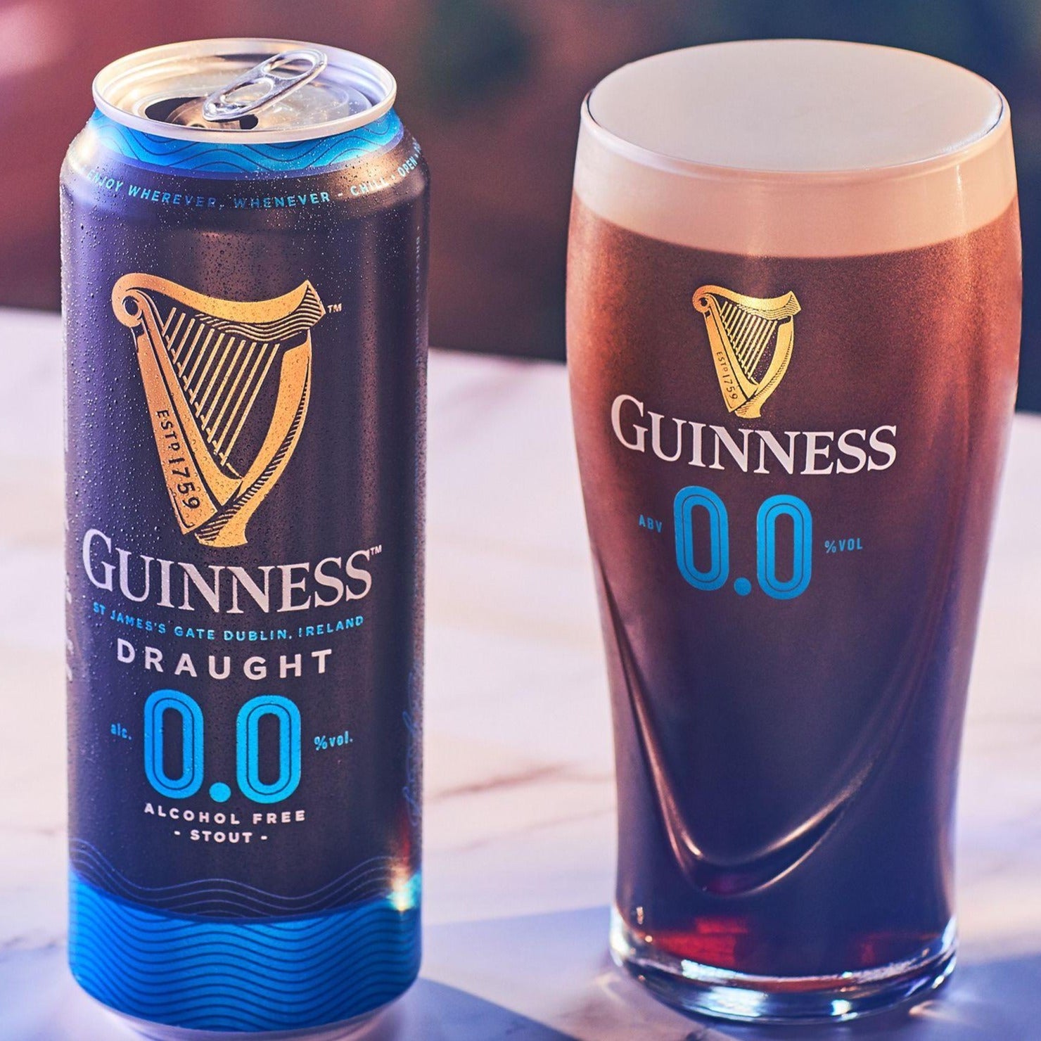 Guinness Draught 0.0 Non-Alcoholic Stout 440mL - Guinness - Craftzero