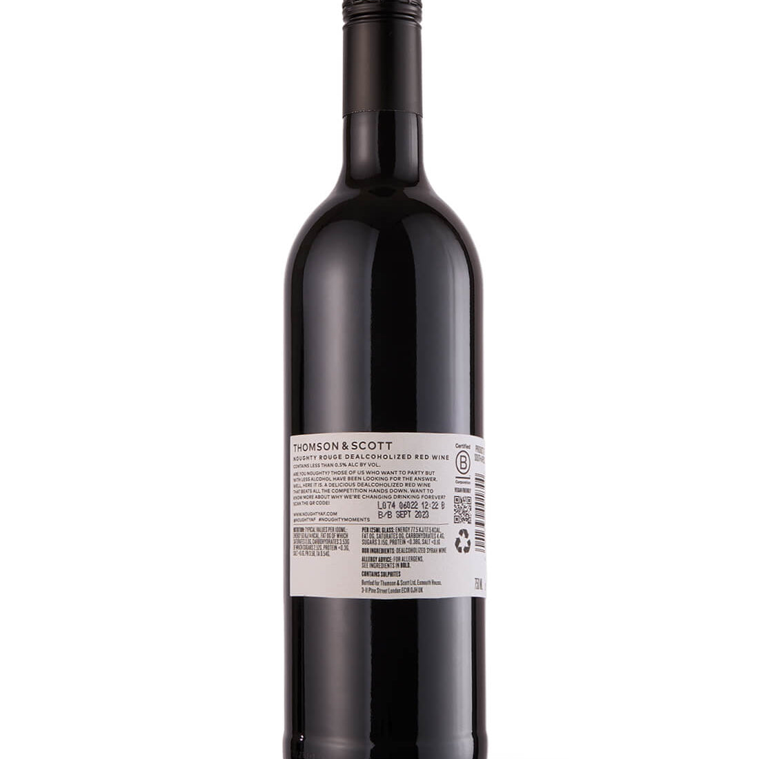 Thomson & Scott Noughty Rouge Syrah 750mL - Thomson and Scott - Craftzero