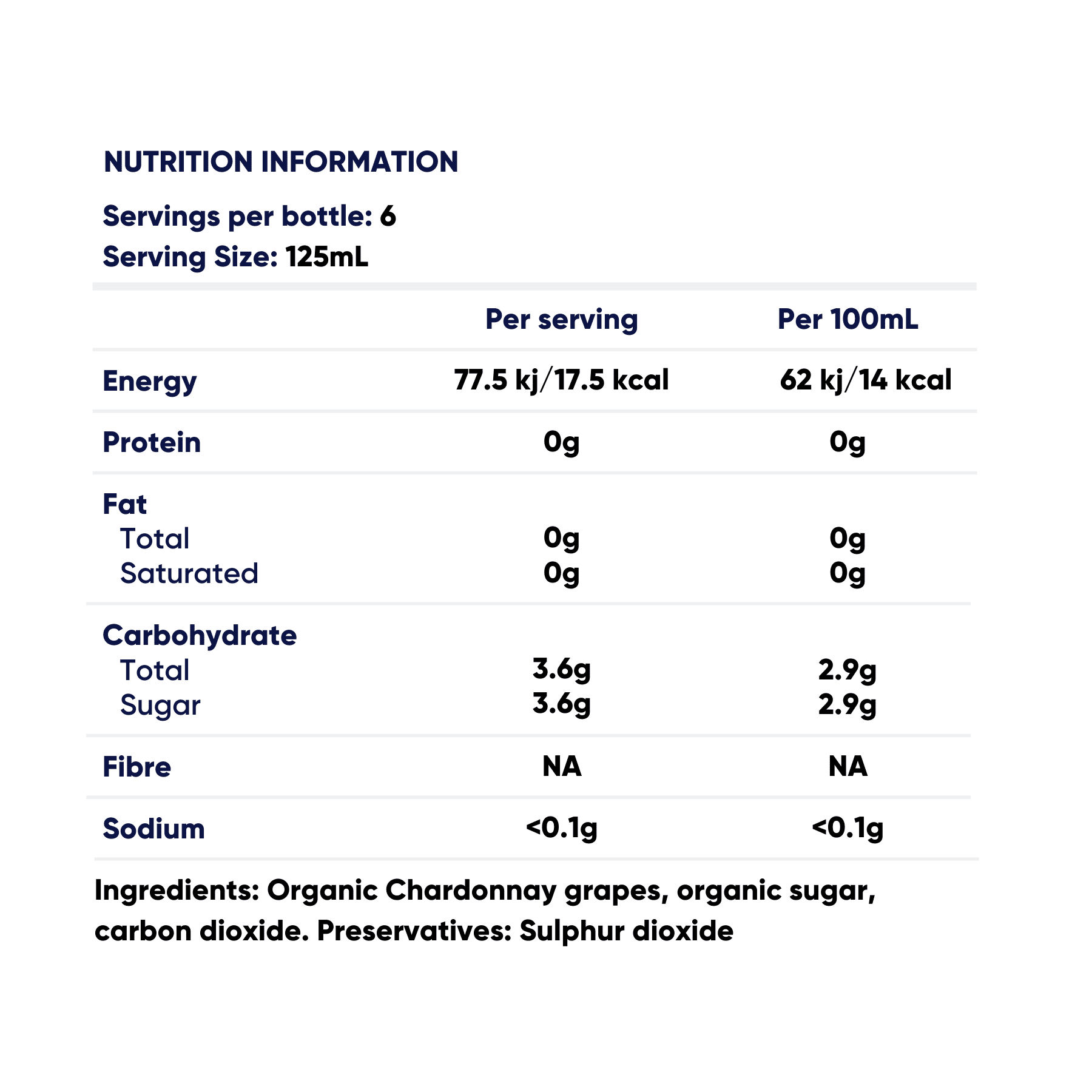 Thomson & Scott Noughty Sparkling Chardonnay 750mL - Thomson and Scott - Craftzero