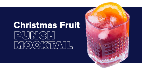 Christmas Fruit Punch Mocktail - Craftzero