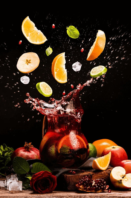 Simple delicious non-alcoholic red wine sangria - Craftzero