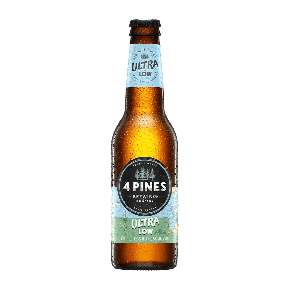 4 Pines Ultra Low Alcoholic Ale 330ml ***BBD 05/26*** - 4 Pines - Craftzero