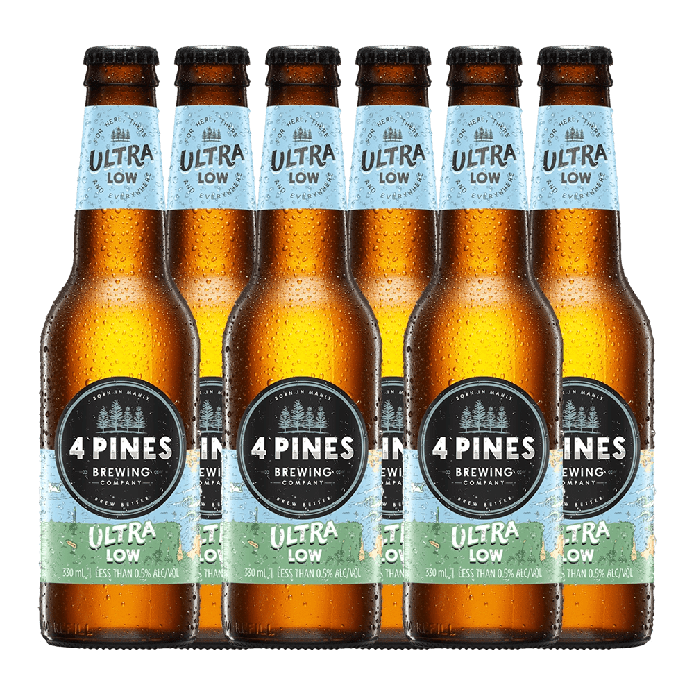 4 Pines Ultra Low Alcoholic Ale 330ml ***BBD 05/26*** - 4 Pines - Craftzero