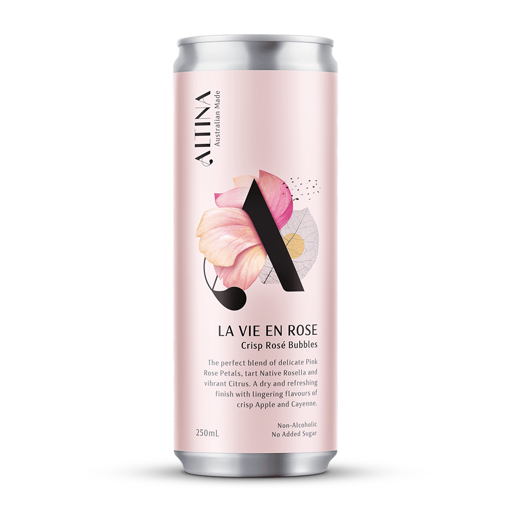 Altina La Vie En Non-Alcoholic Rosé 250mL - Altina Drinks - Craftzero