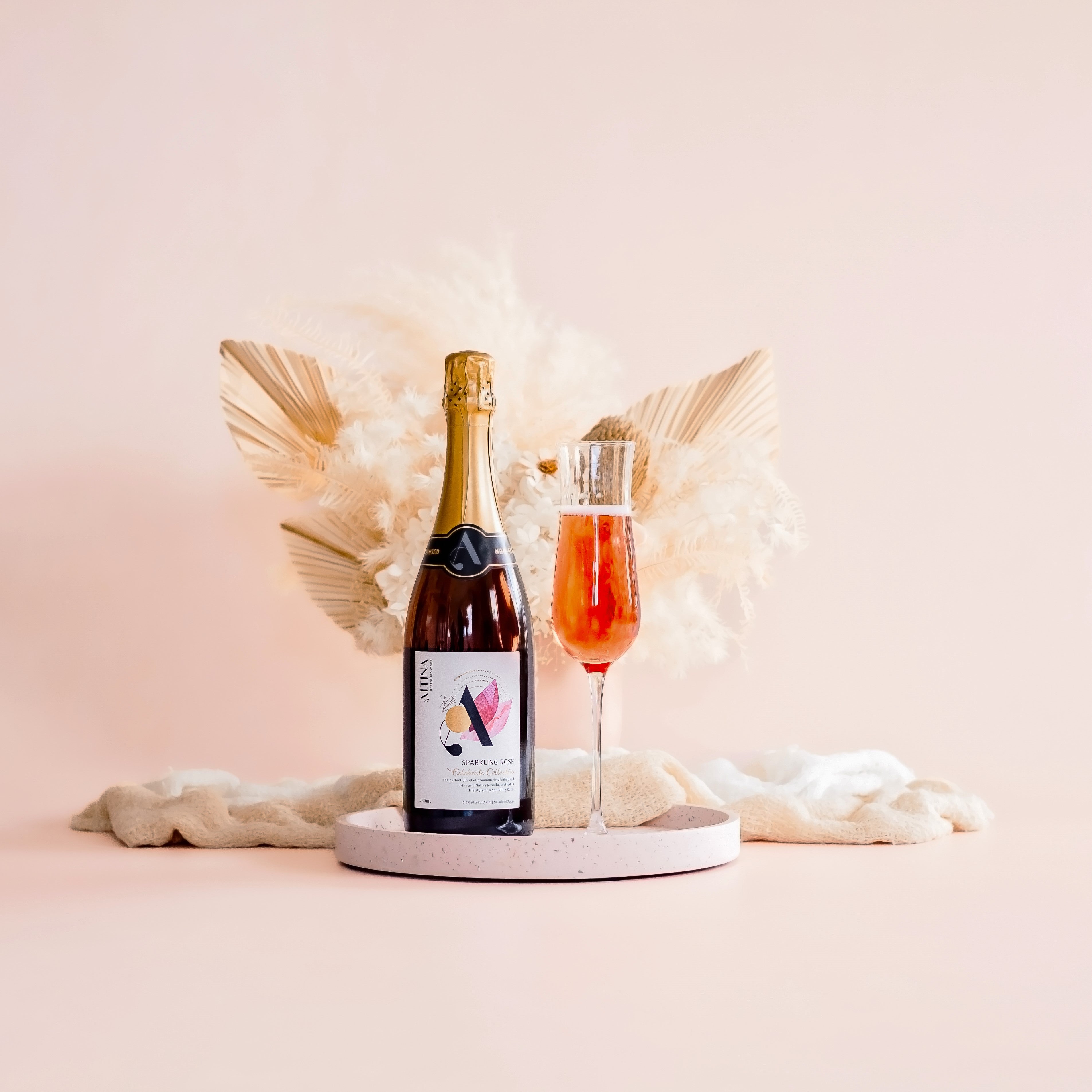 Altina Sparkling Rosé Non-Alcoholic 750mL - Altina Drinks - Craftzero