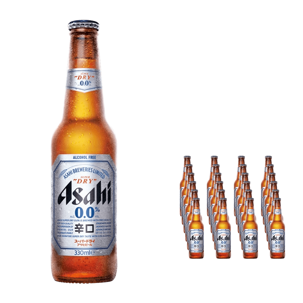 Asahi Super Dry 0.0% Bottle 330mL - Asahi Breweries - Craftzero
