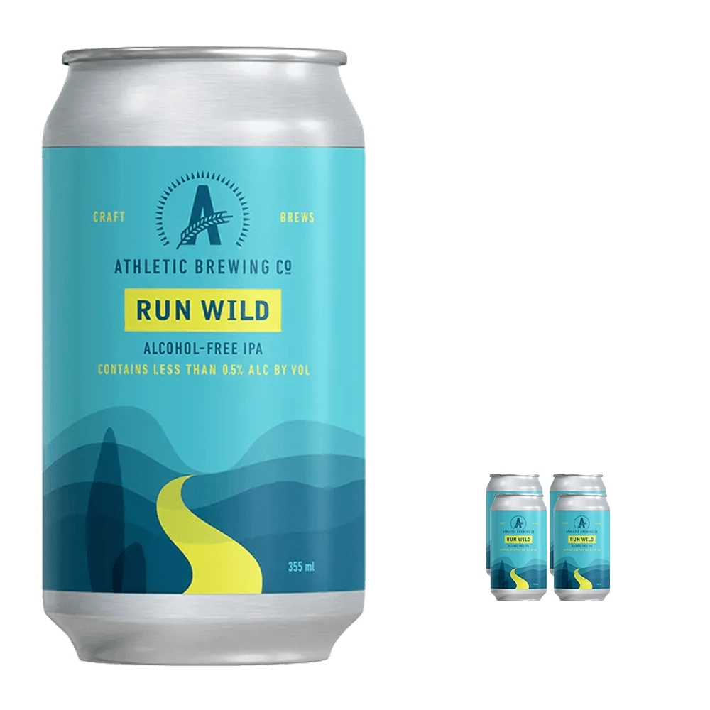 Athletic Brew Co. Run Wild IPA 355mL - Athletic Brewing Co. - Craftzero