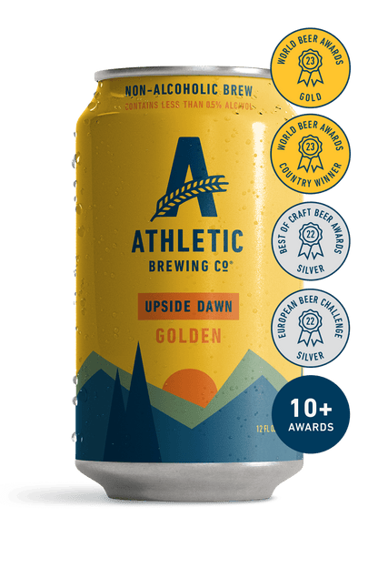 Athletic Brewing Co. Upside Dawn Golden Ale 355ml - Athletic Brewing Co. - Craftzero