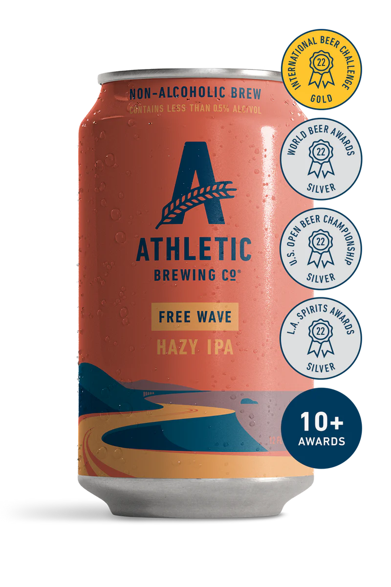 Athletic Brewing Co. Free Wave Hazy IPA 355ml - Athletic Brewing Co. - Craftzero