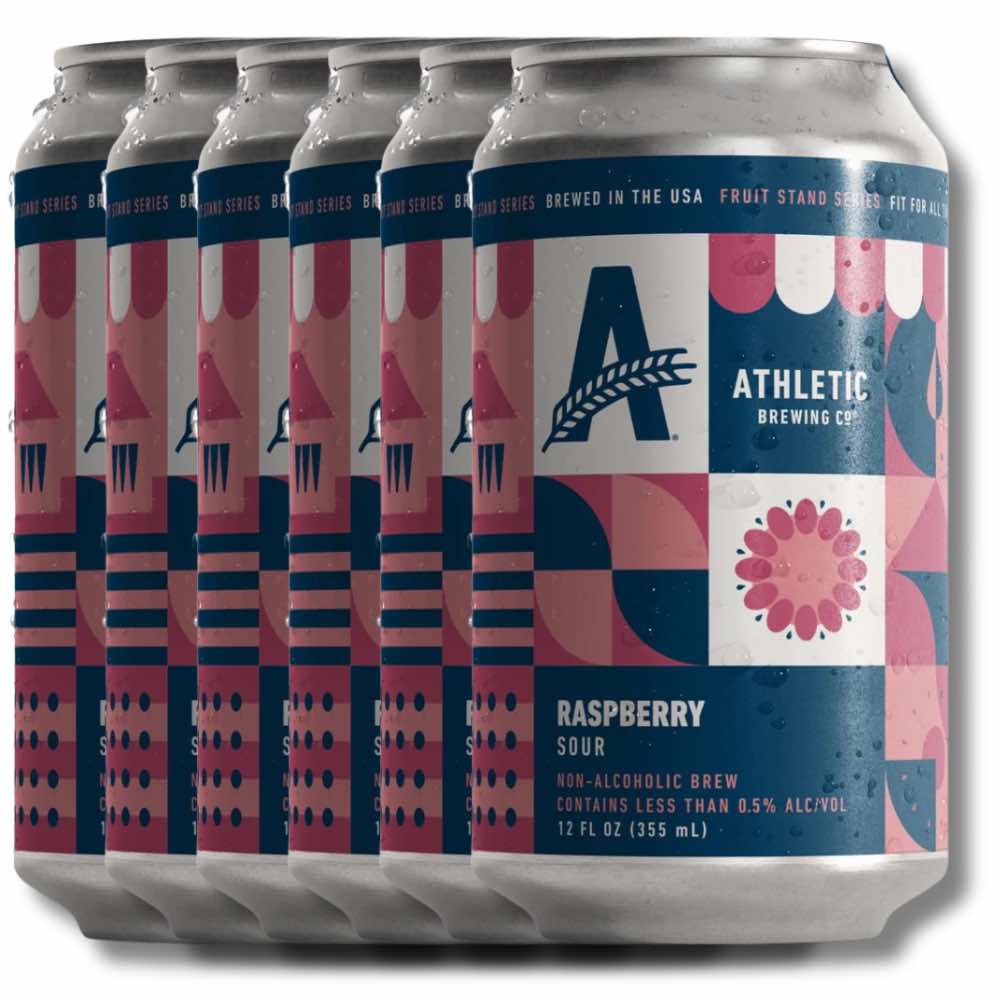 Athletic Brewing Co. Raspberry Sour 355ml - Athletic Brewing Co. - Craftzero