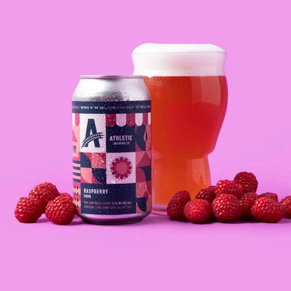 Athletic Brewing Co. Raspberry Sour 355ml - Athletic Brewing Co. - Craftzero