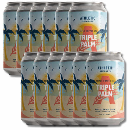 Athletic Brewing Co. Triple Palm Triple Hopped IPA 355ml - Athletic Brewing Co. - Craftzero