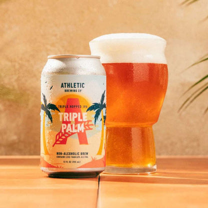 Athletic Brewing Co. Triple Palm Triple Hopped IPA 355ml - Athletic Brewing Co. - Craftzero