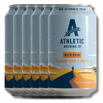 Athletic Brewing Co. Wit's Peak Belgian Style White 355ml - Athletic Brewing Co. - Craftzero