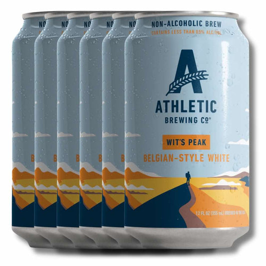 Athletic Brewing Co. Wit's Peak Belgian Style White 355ml - Athletic Brewing Co. - Craftzero