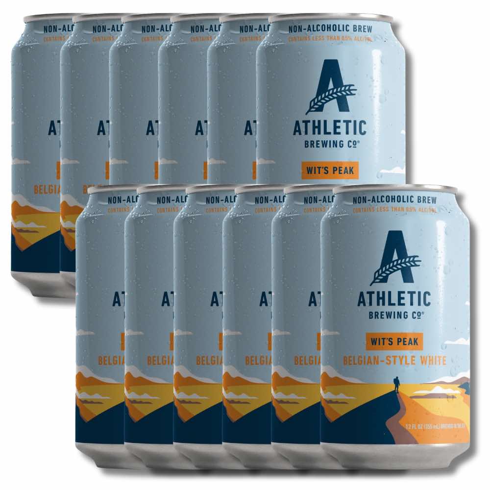 Athletic Brewing Co. Wit's Peak Belgian Style White 355ml - Athletic Brewing Co. - Craftzero