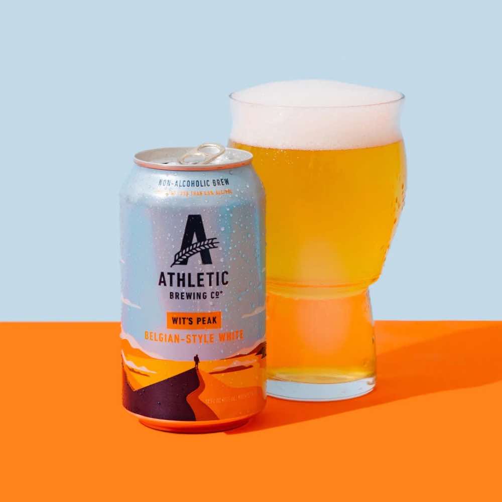 Athletic Brewing Co. Wit's Peak Belgian Style White 355ml - Athletic Brewing Co. - Craftzero
