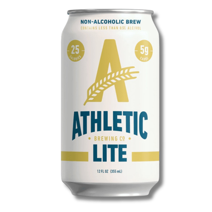 Athletic Brewing Co. Lite Lager 355ml - Athletic Brewing Co. - Craftzero