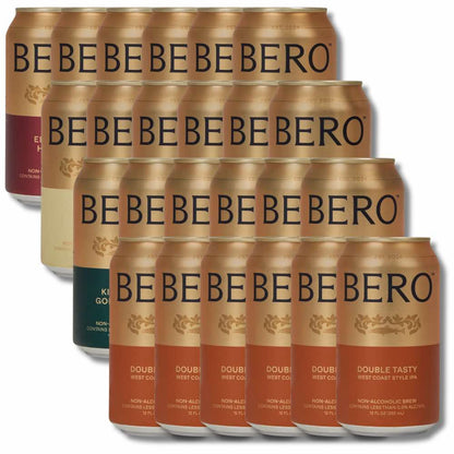 BERO Brewing Premium Non-Alcoholic Beer Bundle 24 x 355ml - BERO - Craftzero