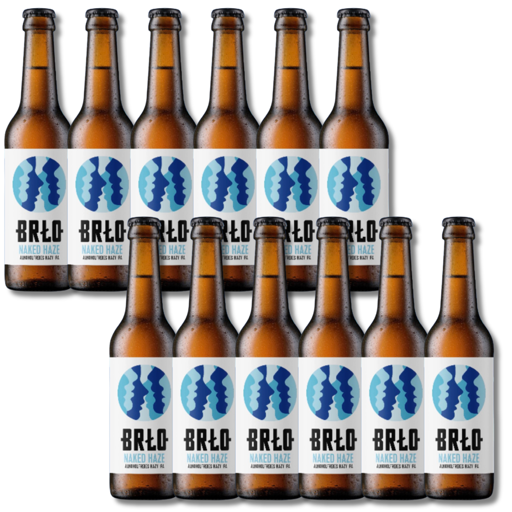 BRLO Naked Haze Non Alcoholic Hazy IPA 330ml - BRLO - Craftzero