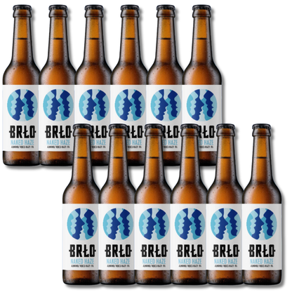 BRLO Naked Haze Non Alcoholic Hazy IPA 330ml - BRLO - Craftzero