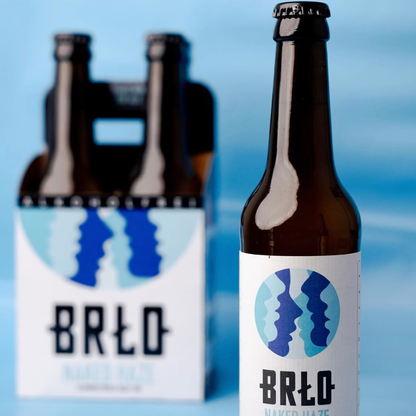 BRLO Naked Haze Non Alcoholic Hazy IPA 330ml - BRLO - Craftzero