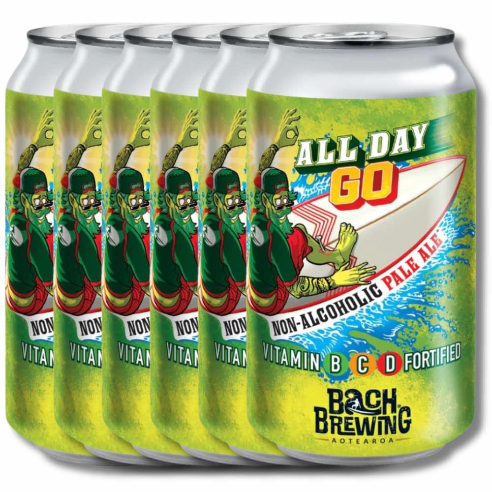 Bach Brewing All Day All Day GO Vitamin Fortified Non Alc Pale Ale 330ml - Bach Brewing - Craftzero