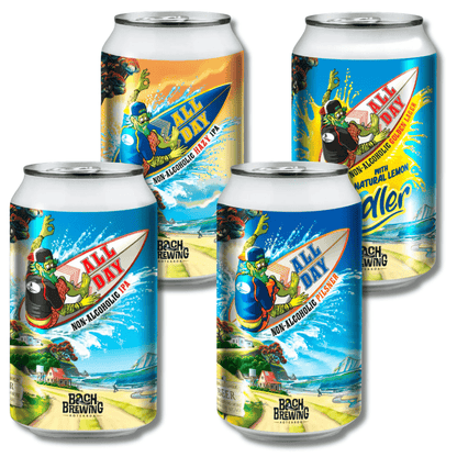 Bach Brewing All Day Non-Alcoholic Beer Mix Bundle - 24x330ml - Bach Brewing - Craftzero