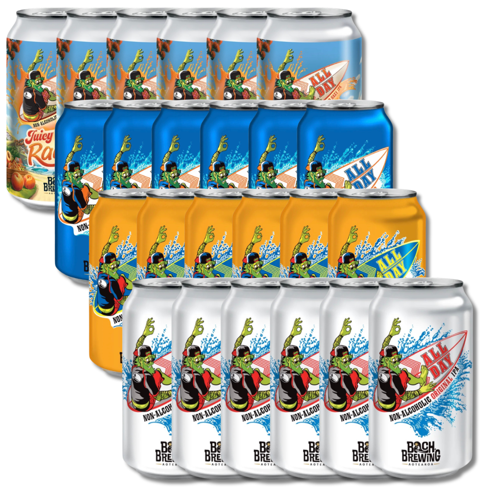 Bach Brewing All Day Non-Alcoholic Beer Mix Bundle - 24x330ml - Bach Brewing - Craftzero