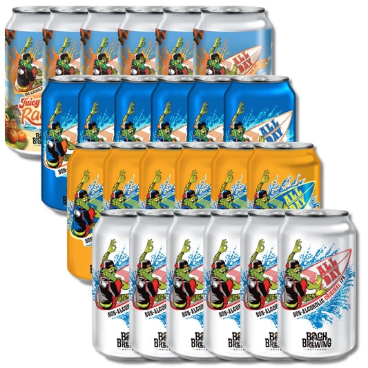 Bach Brewing All Day Non-Alcoholic Beer Mix Bundle - 24x330ml - Bach Brewing - Craftzero