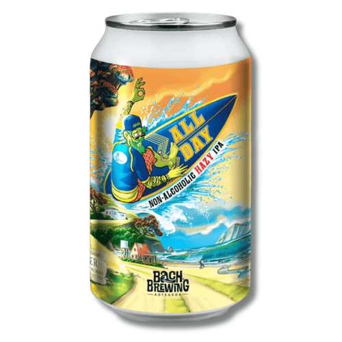 Bach Brewing All Day Non-Alcoholic Hazy IPA 330ml - Bach Brewing - Craftzero