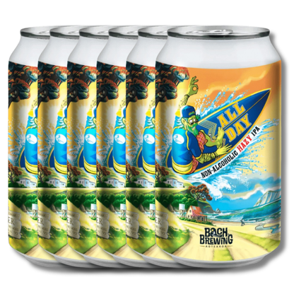 Bach Brewing All Day Non-Alcoholic Hazy IPA 330ml - Bach Brewing - Craftzero