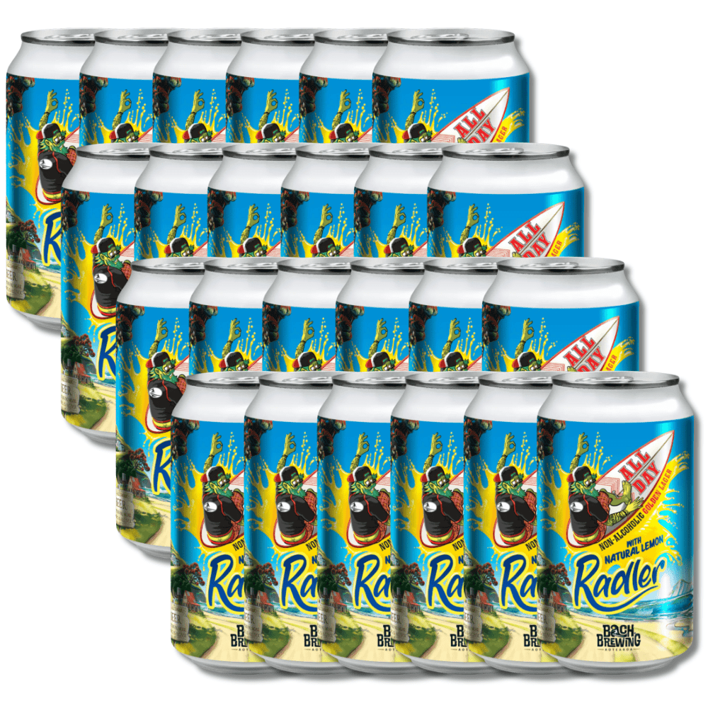 Bach Brewing All Day Non-Alcoholic Lemon Radler IPA 330ml - Bach Brewing - Craftzero