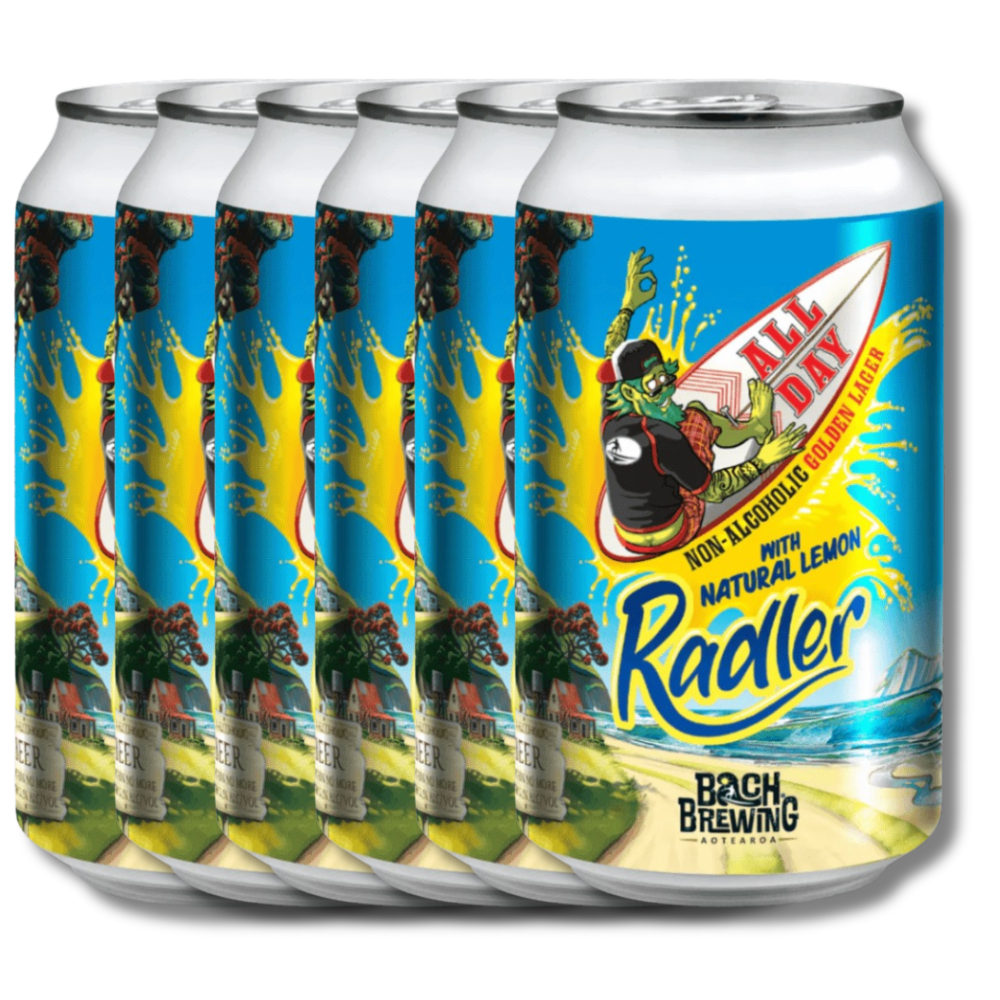 Bach Brewing All Day Non-Alcoholic Lemon Radler IPA 330ml - Bach Brewing - Craftzero