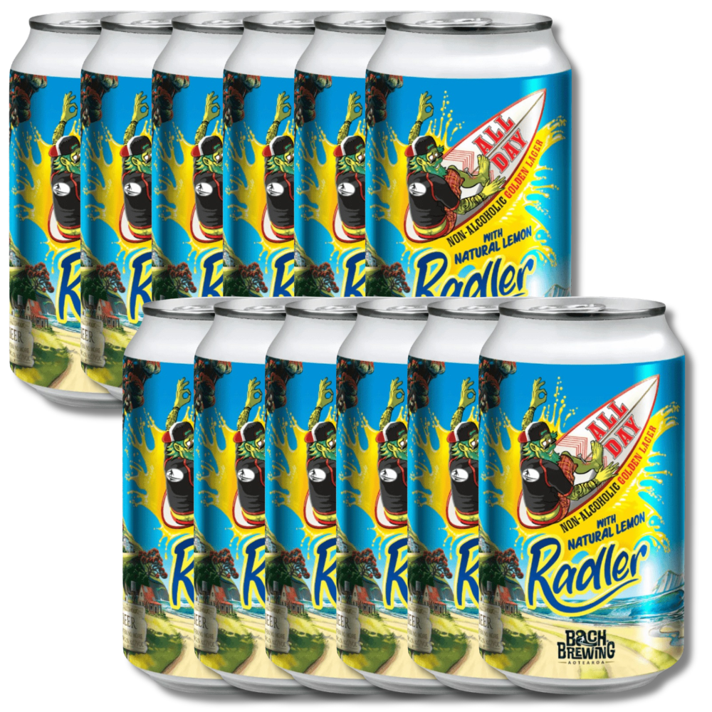 Bach Brewing All Day Non-Alcoholic Lemon Radler IPA 330ml - Bach Brewing - Craftzero