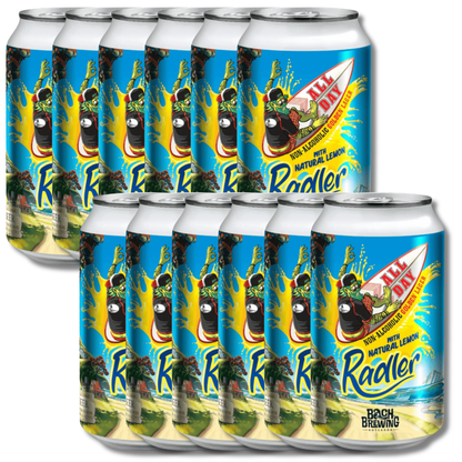 Bach Brewing All Day Non-Alcoholic Lemon Radler IPA 330ml - Bach Brewing - Craftzero