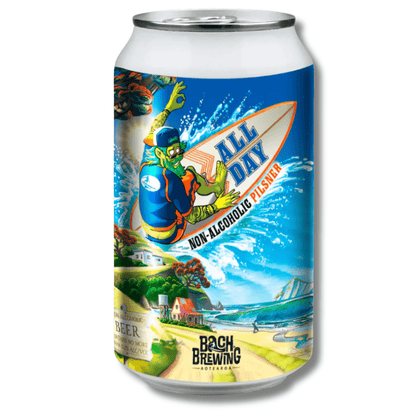 Bach Brewing All Day Non-Alcoholic Pilsner 330ml - Bach Brewing - Craftzero