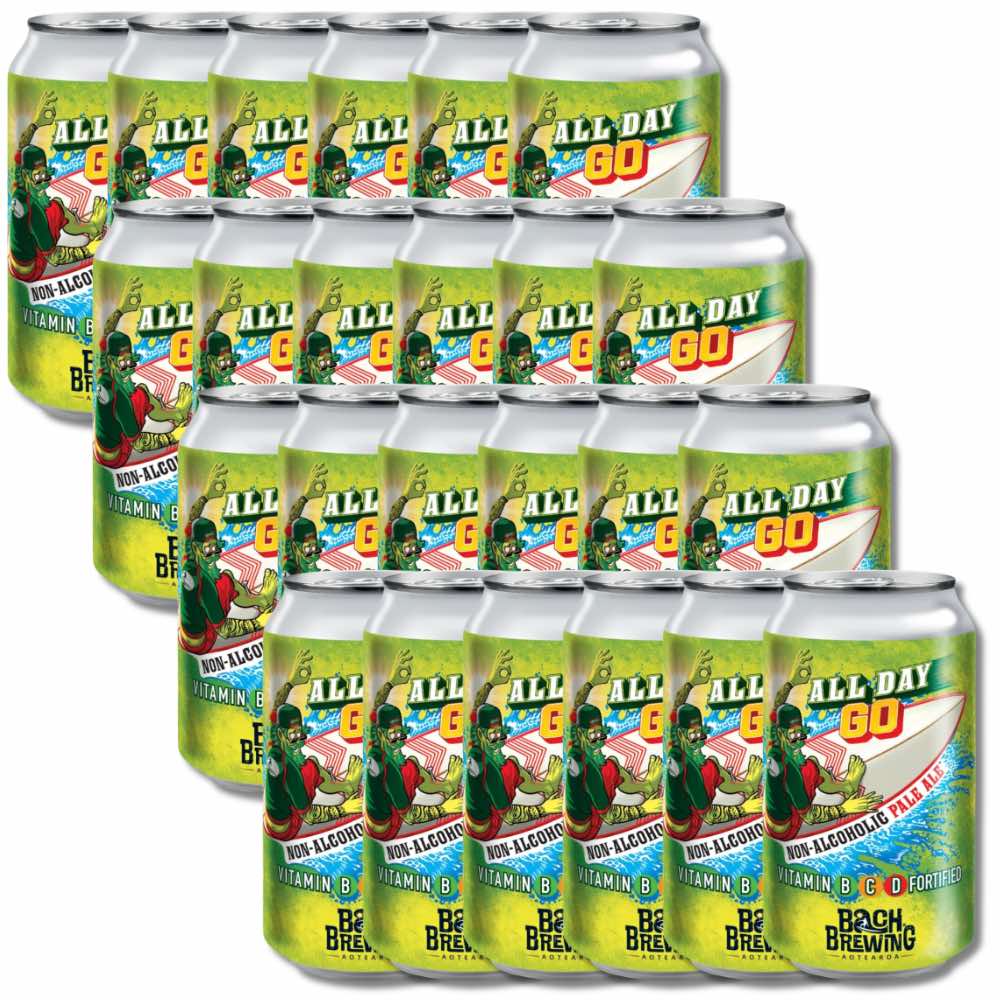 Bach Brewing All Day All Day GO Vitamin Fortified Non Alc Pale Ale 330ml