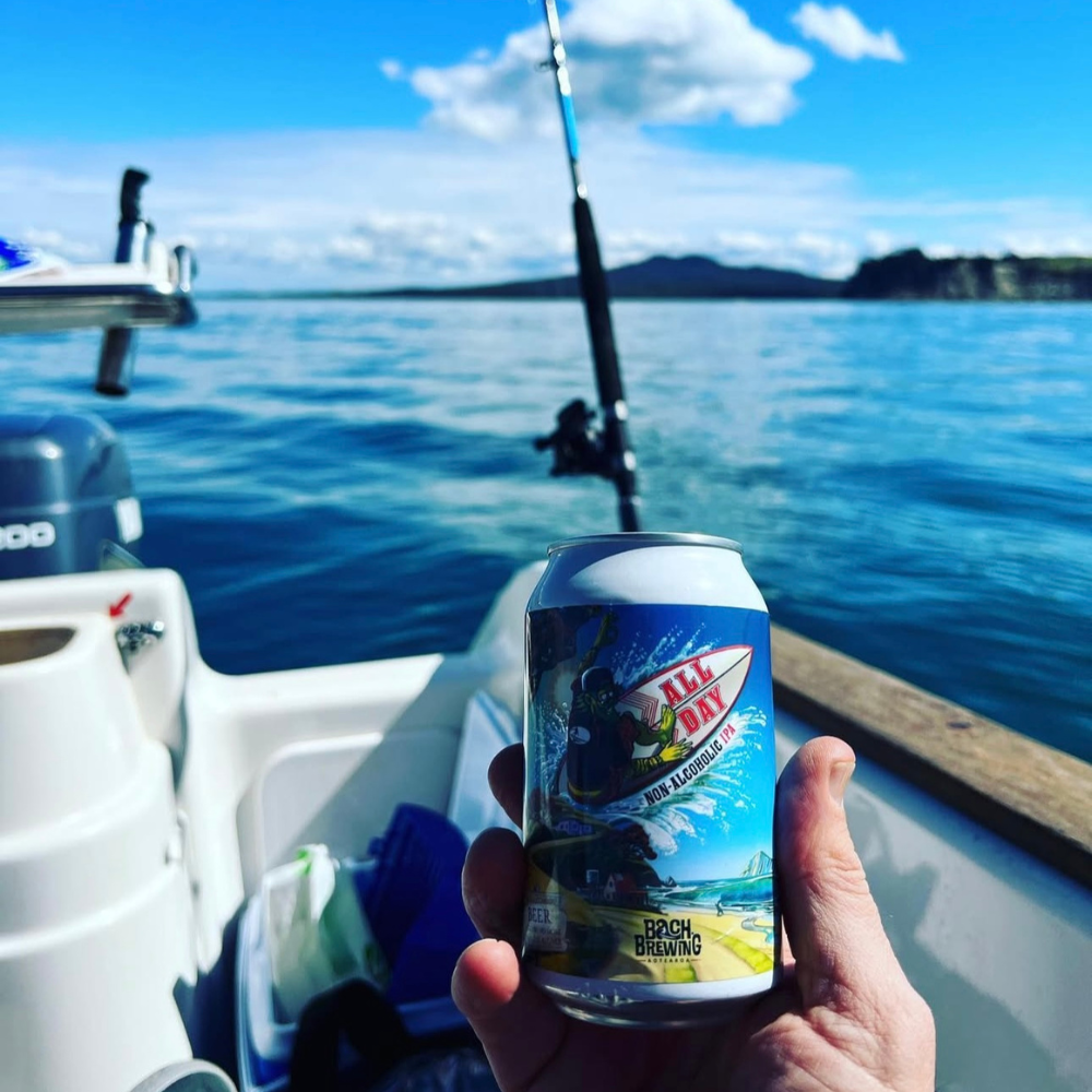 Bach Brewing All Day Duo: Non-Alcoholic IPA & Hazy IPA Bundle (12 Pack)