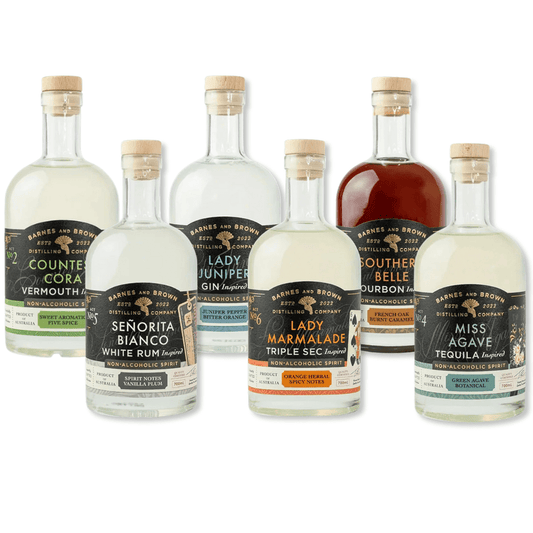 Barnes And Brown Non-Alcoholic Spirit Bundle 700ml (6 Bottles) - Barnes & Brown - Craftzero