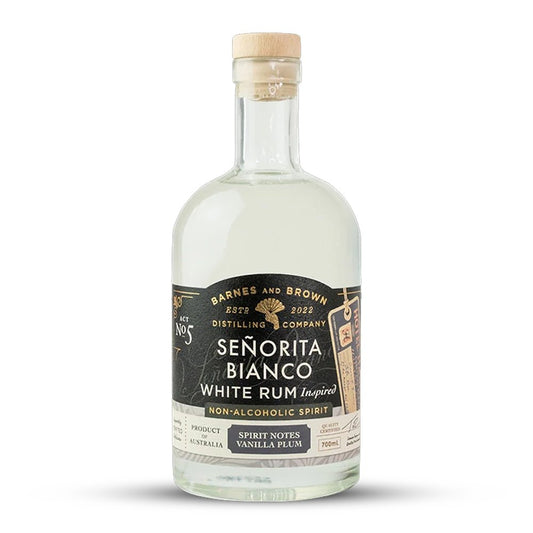 Barnes And Brown Señorita Bianco White Rum Non-Alcoholic 700mL ***BBD 06/26*** - Barnes & Brown - Craftzero
