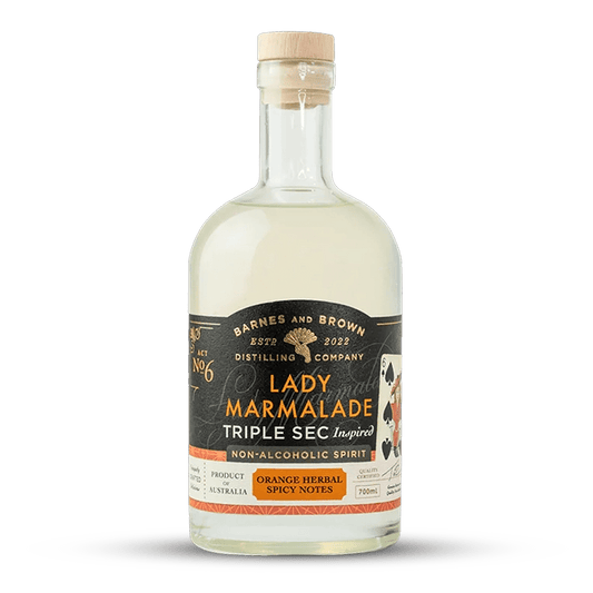 Barnes & Brown Lady Marmalade Non-Alcoholic Triple Sec 700ml ***BBD 07/26*** - Barnes & Brown - Craftzero