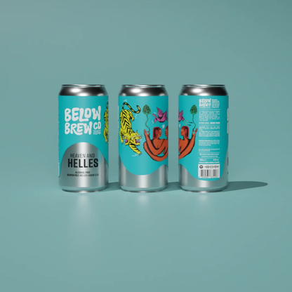 Below Brew Co Helles Lager - Heaven & Helles 440ml - Below Brew Co - Craftzero