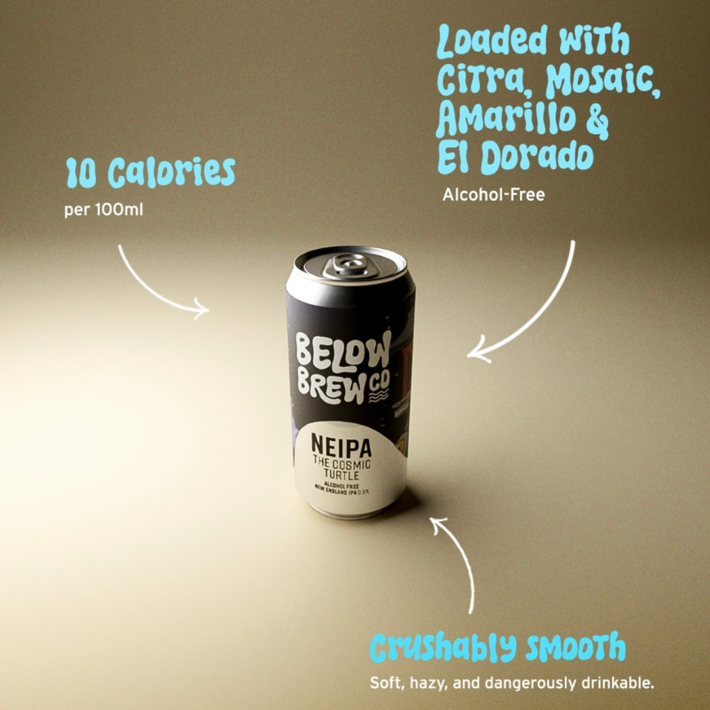 Below Brew Co NEIPA The Cosmic Turtle 440ml - Below Brew Co - Craftzero