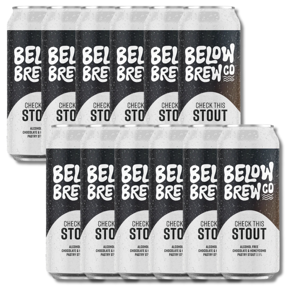 Below Brew Co Pastry Stout - Check This Stout 440ml - Below Brew Co - Craftzero