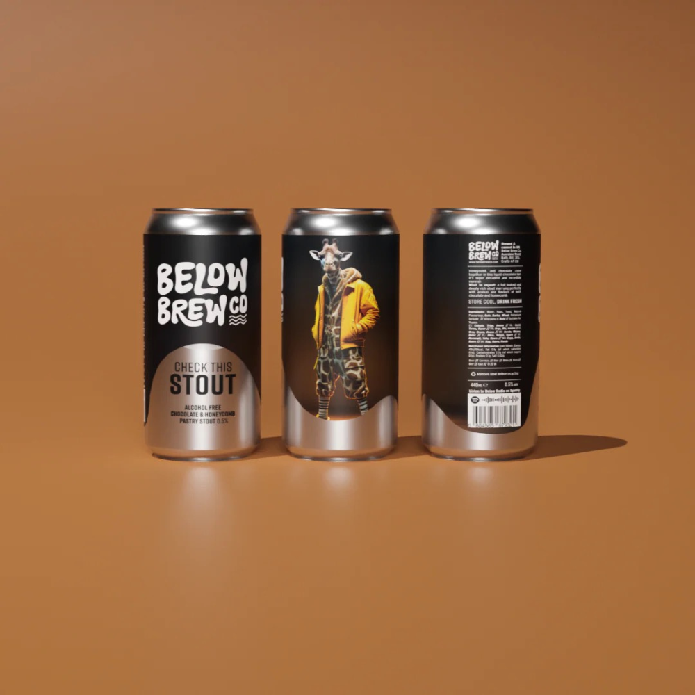 Below Brew Co Pastry Stout - Check This Stout 440ml - Below Brew Co - Craftzero